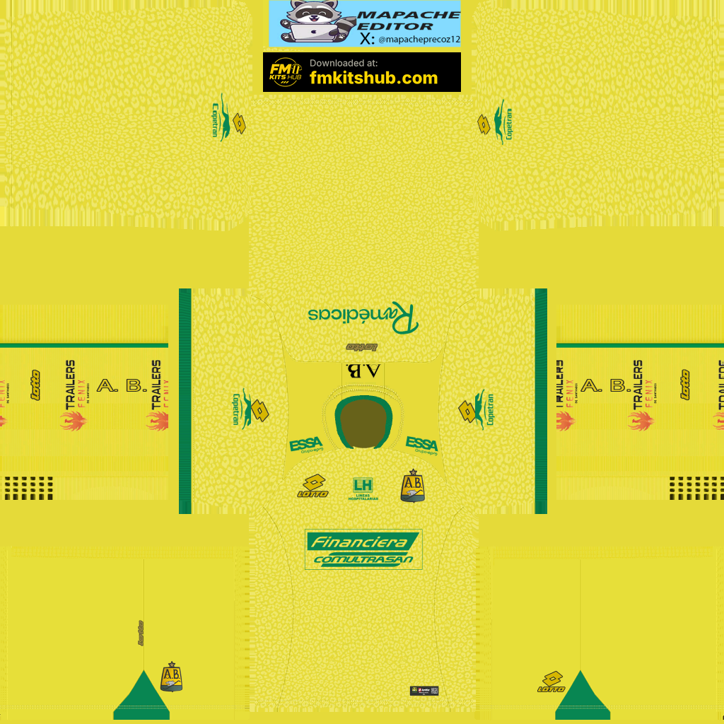 Atlético Bucaramanga Home 3D kit