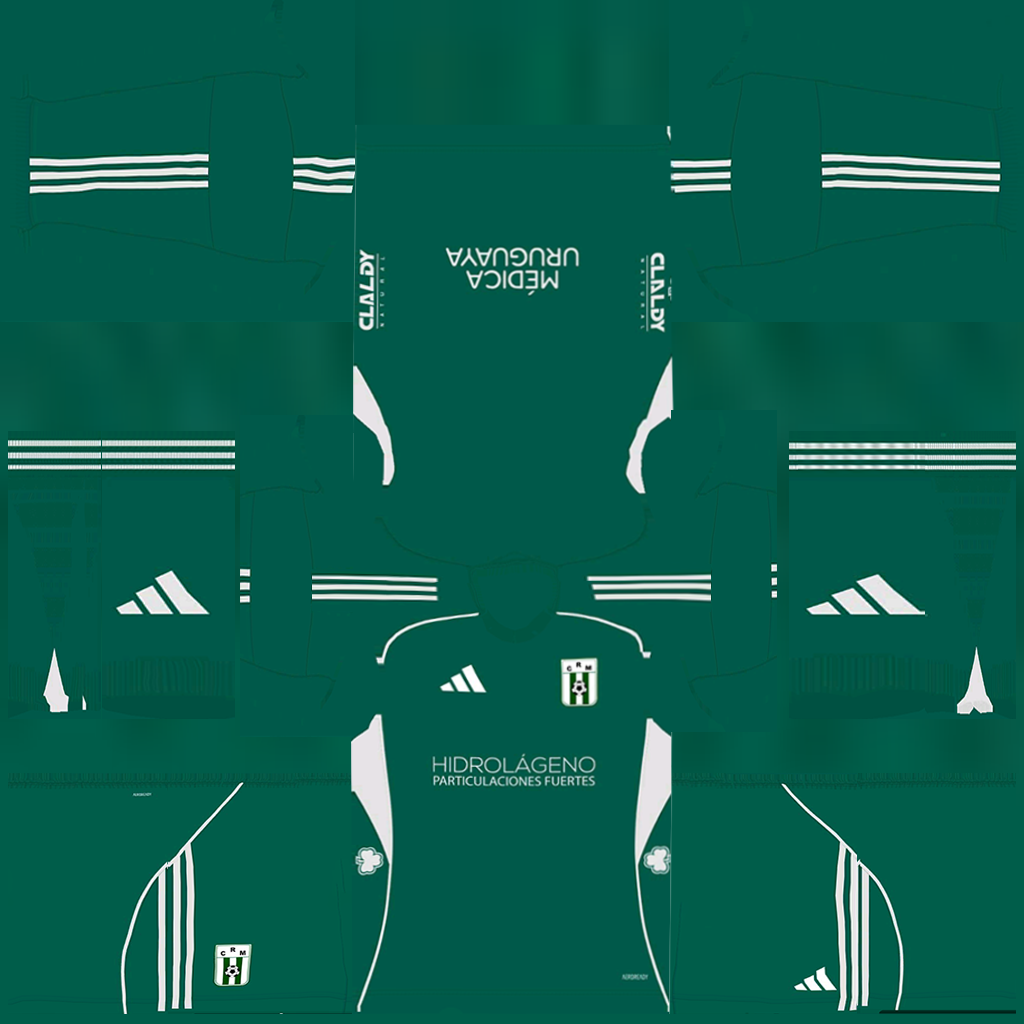 Uniforme Reserva 3D do Racing de Montevideo