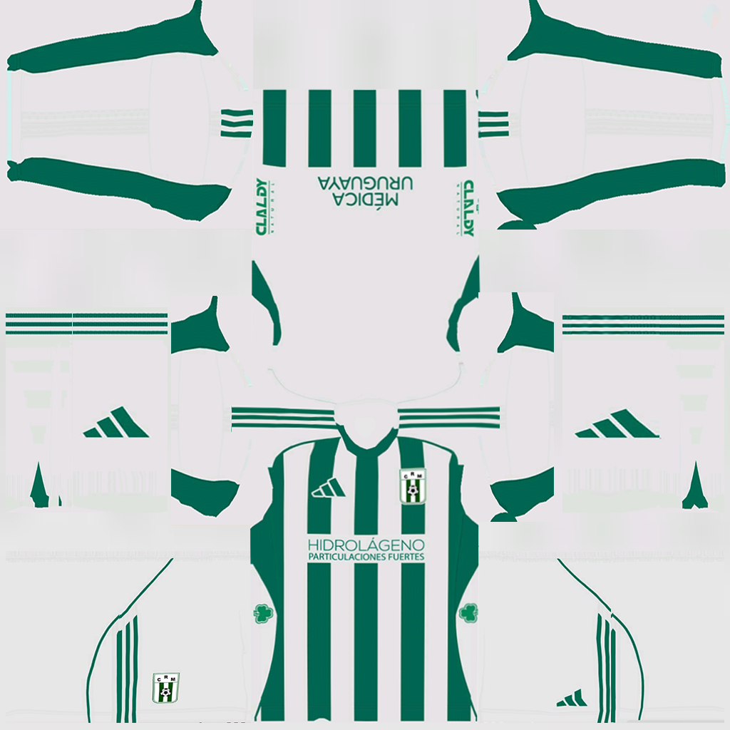 Uniforme Principal 3D do Racing de Montevideo