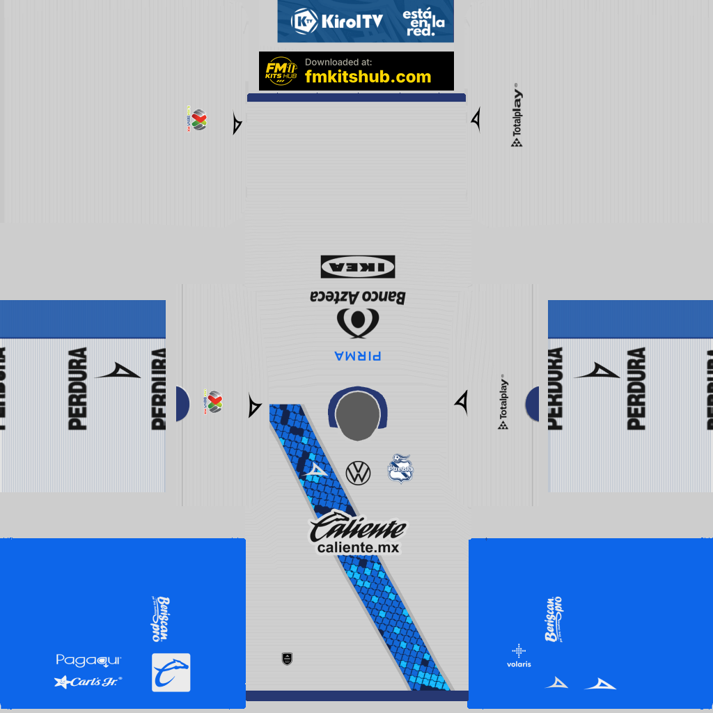 Puebla FC Home 3D kit
