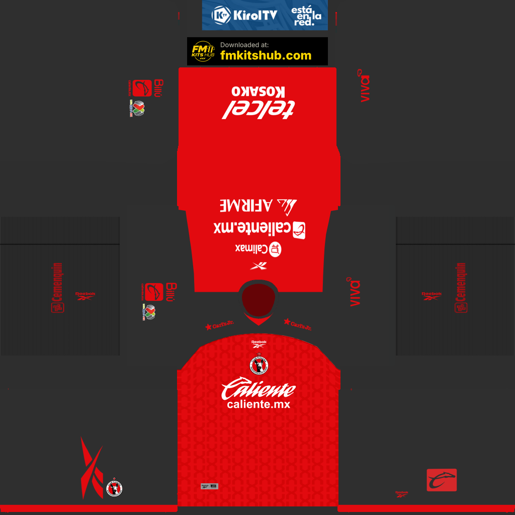Xolos Tijuana Home 3D kit