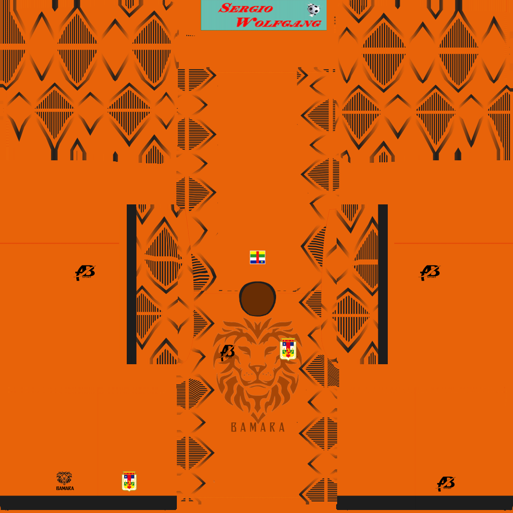 Central African Republic Away GK kit