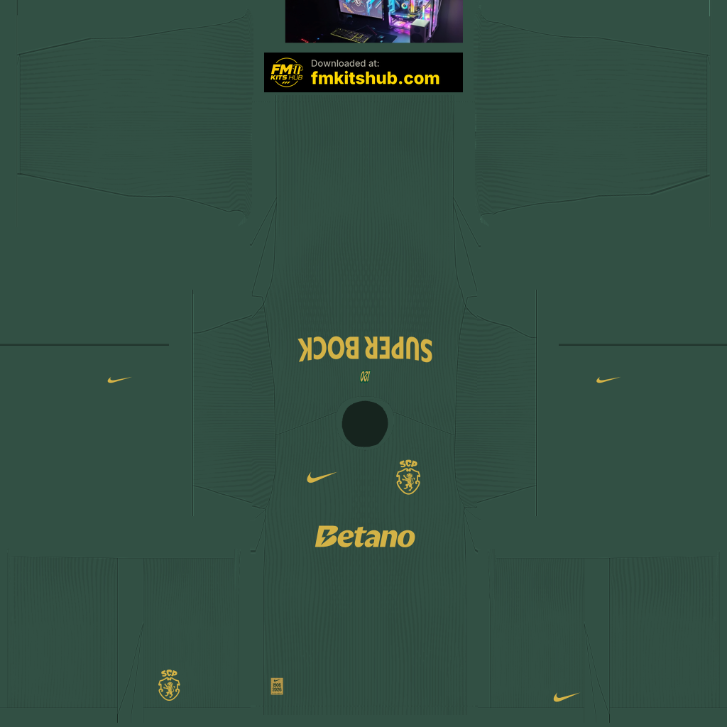 Sporting CP Third 3D kit