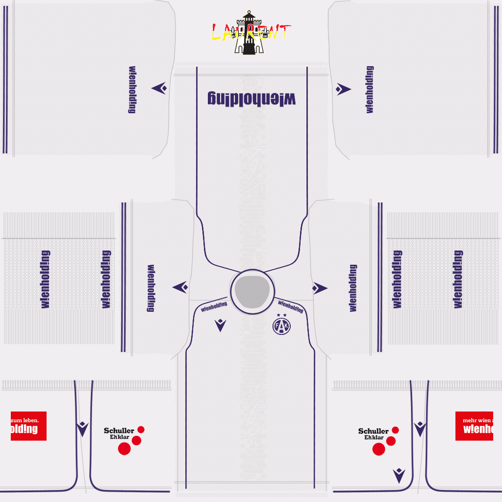 Austria Wien Deplasman 3D forması
