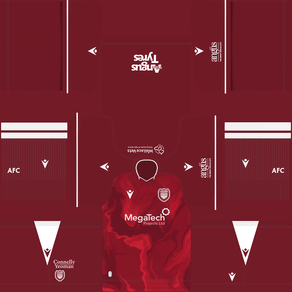 Equipación Local 3D del Arbroath
