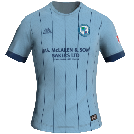 Forfar Athletic Home 2D kit