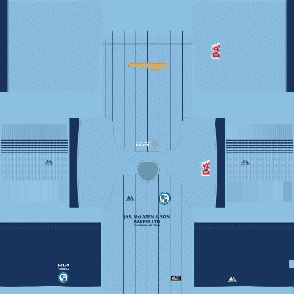 Forfar Athletic Home 3D kit
