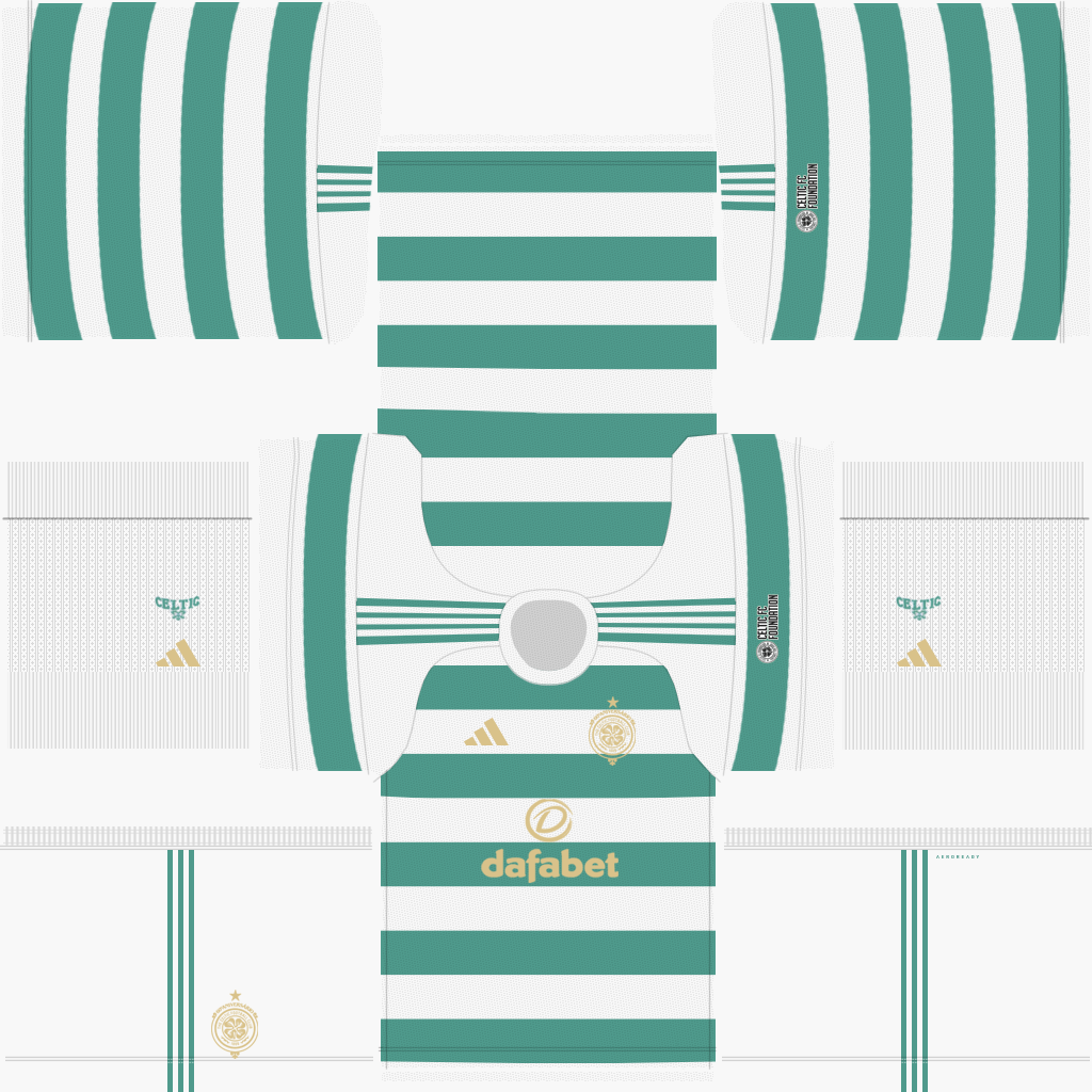 Equipación Local 3D del Celtic