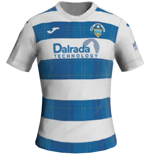 Equipación Local 2D del Greenock Morton