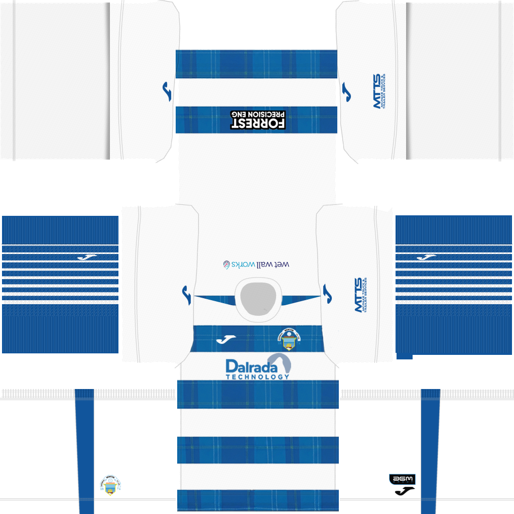 Equipación Local 3D del Greenock Morton