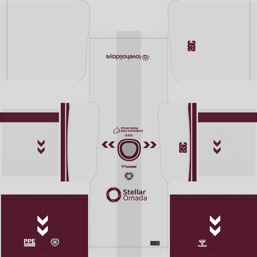 Equipación Visitante 3D del Hearts