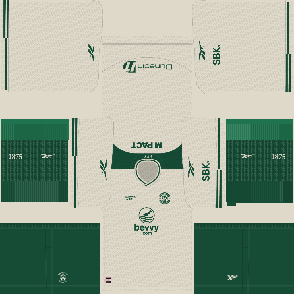 Hibernian Away 3D kit