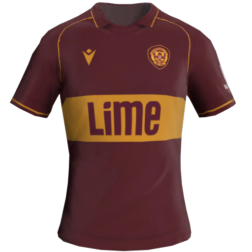 Motherwell Deplasman 2D forması