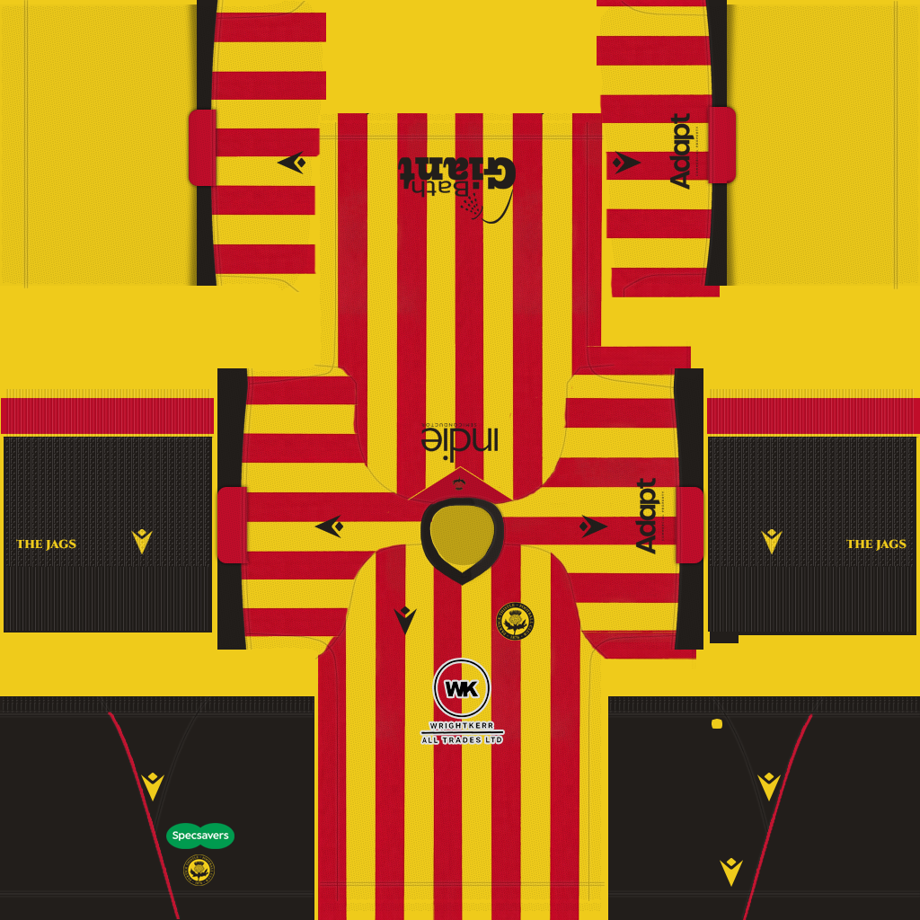 Partick Thistle Home 3D kit