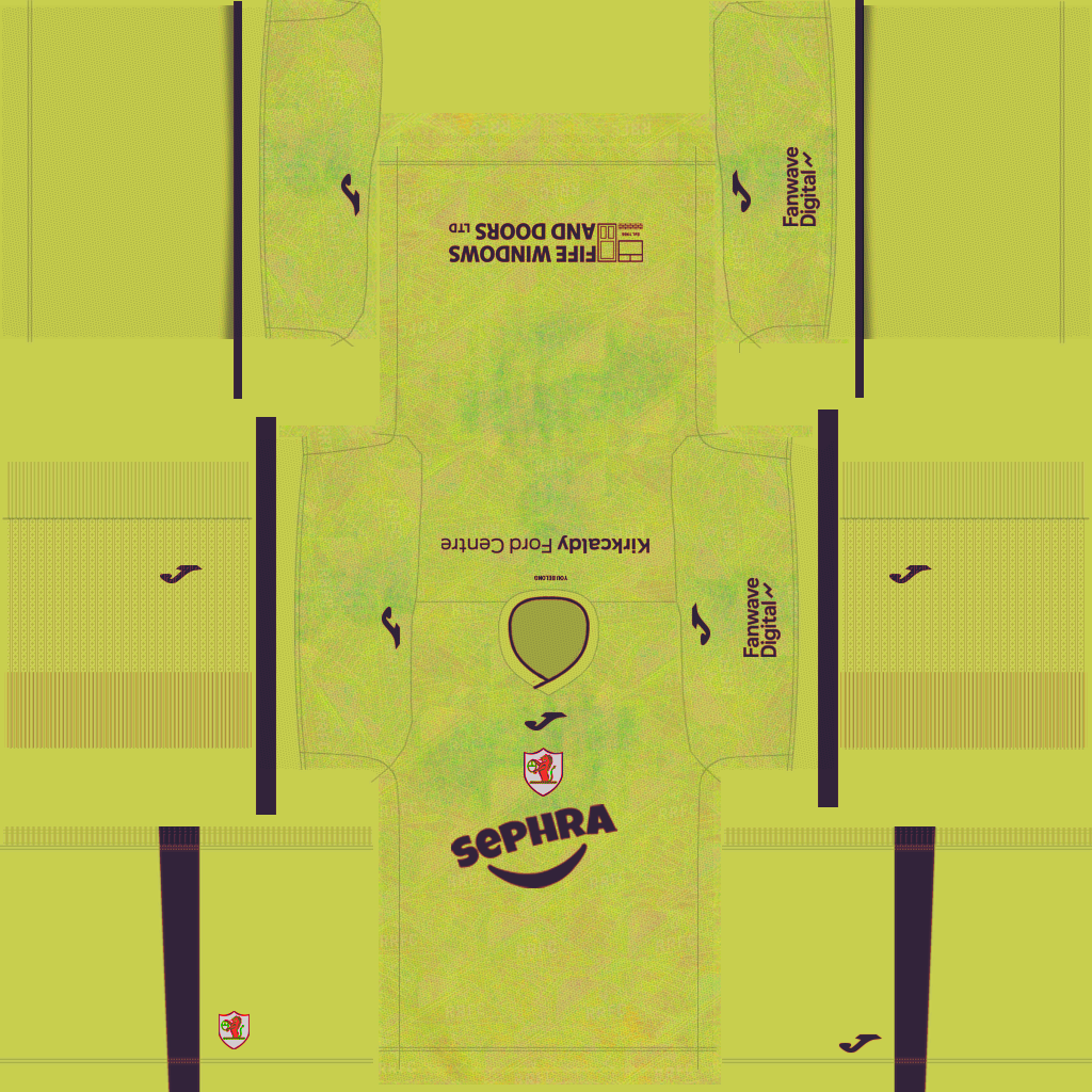 Raith Rovers Home GK kit