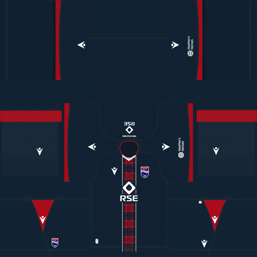 Ross County İç Saha 3D forması