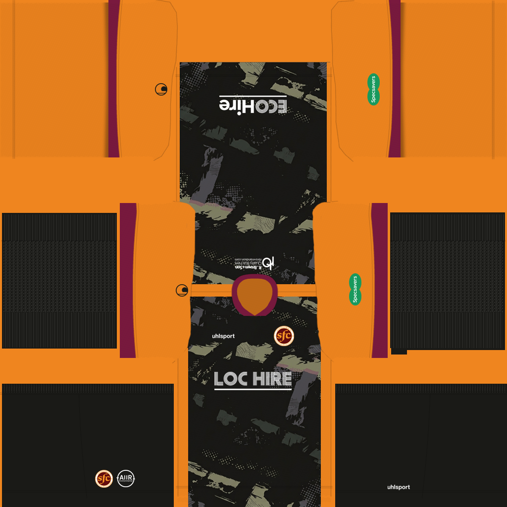 Stenhousemuir Away 3D kit