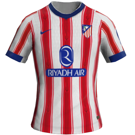 Atlético de Madrid İç Saha 2D forması