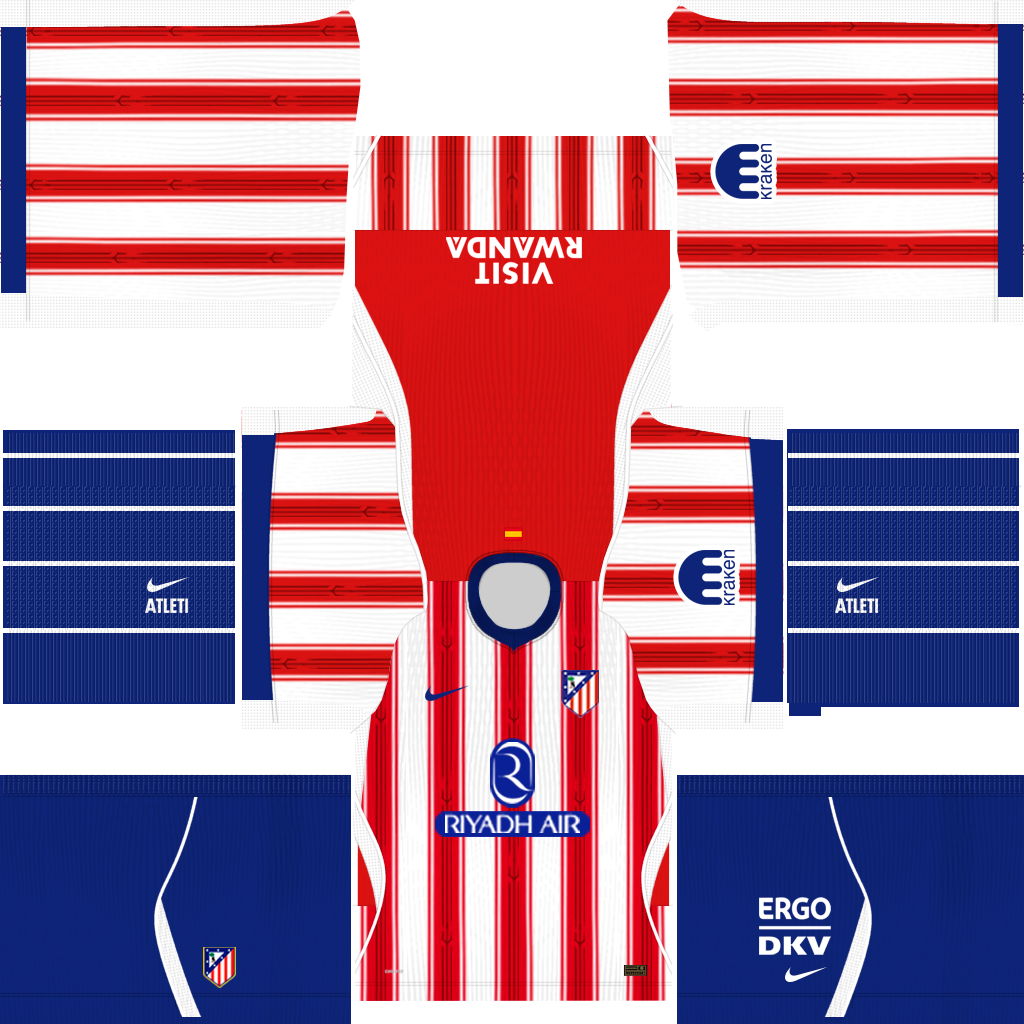 Atlético de Madrid İç Saha 3D forması