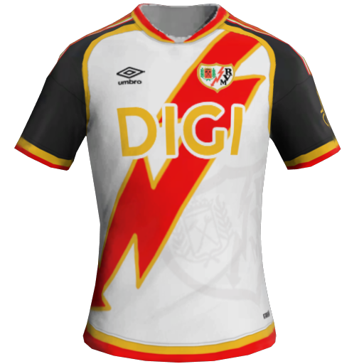 Rayo Vallecano İç Saha 2D forması