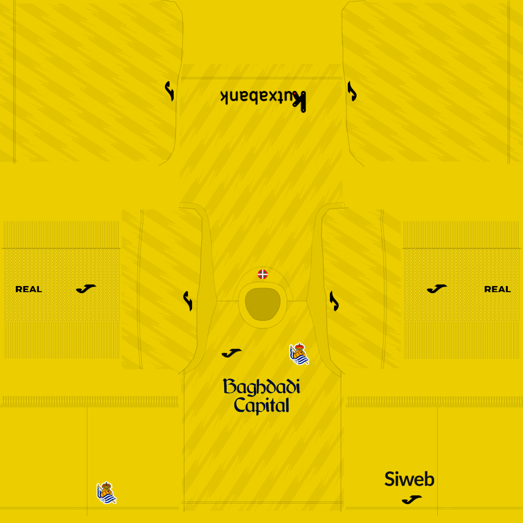 Equipación Tercera Portero del Real Sociedad