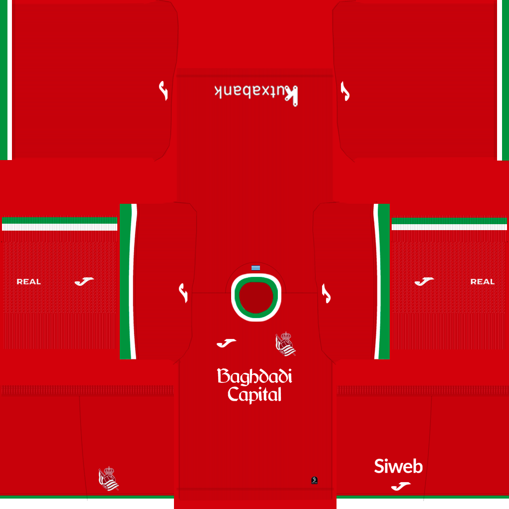 Equipación Tercera 3D del Real Sociedad