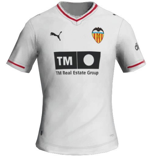 Valencia İç Saha 2D forması