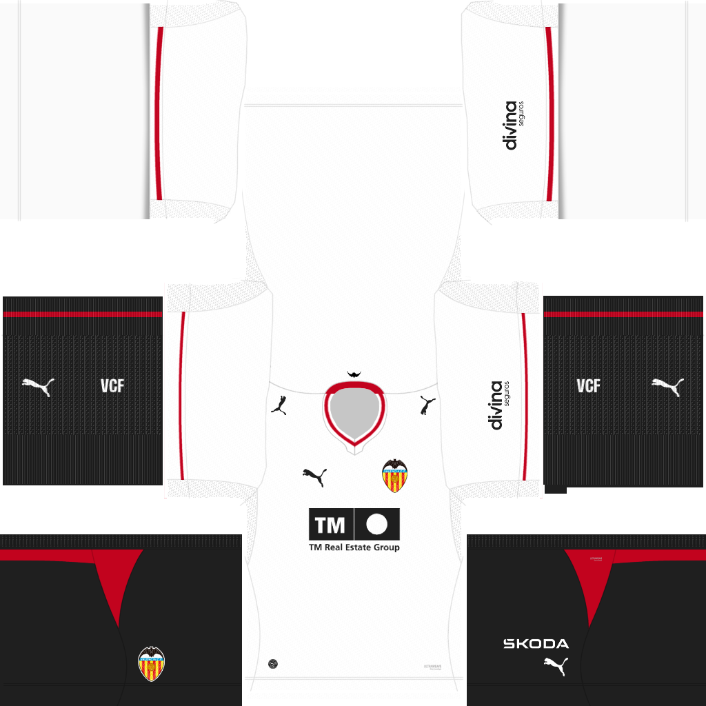 Valencia İç Saha 3D forması