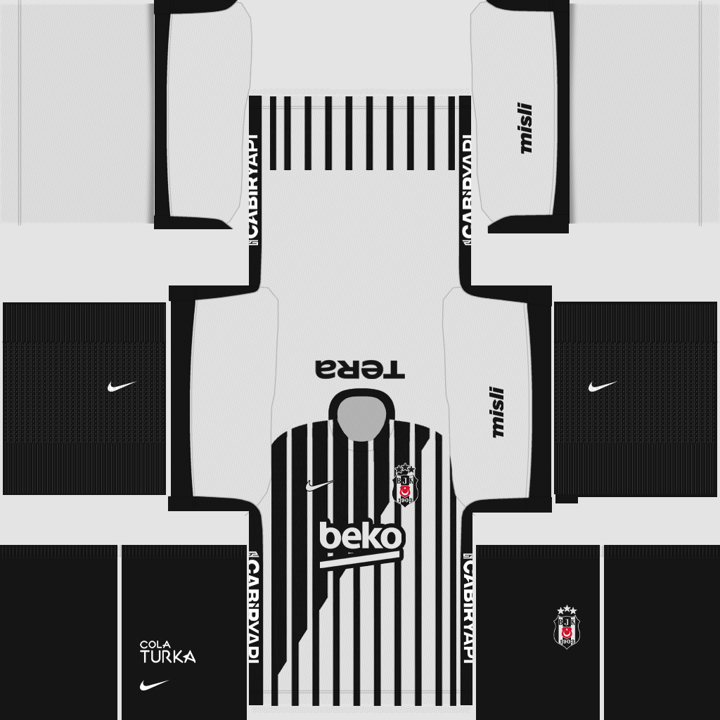 Equipación Visitante 3D del Besiktas