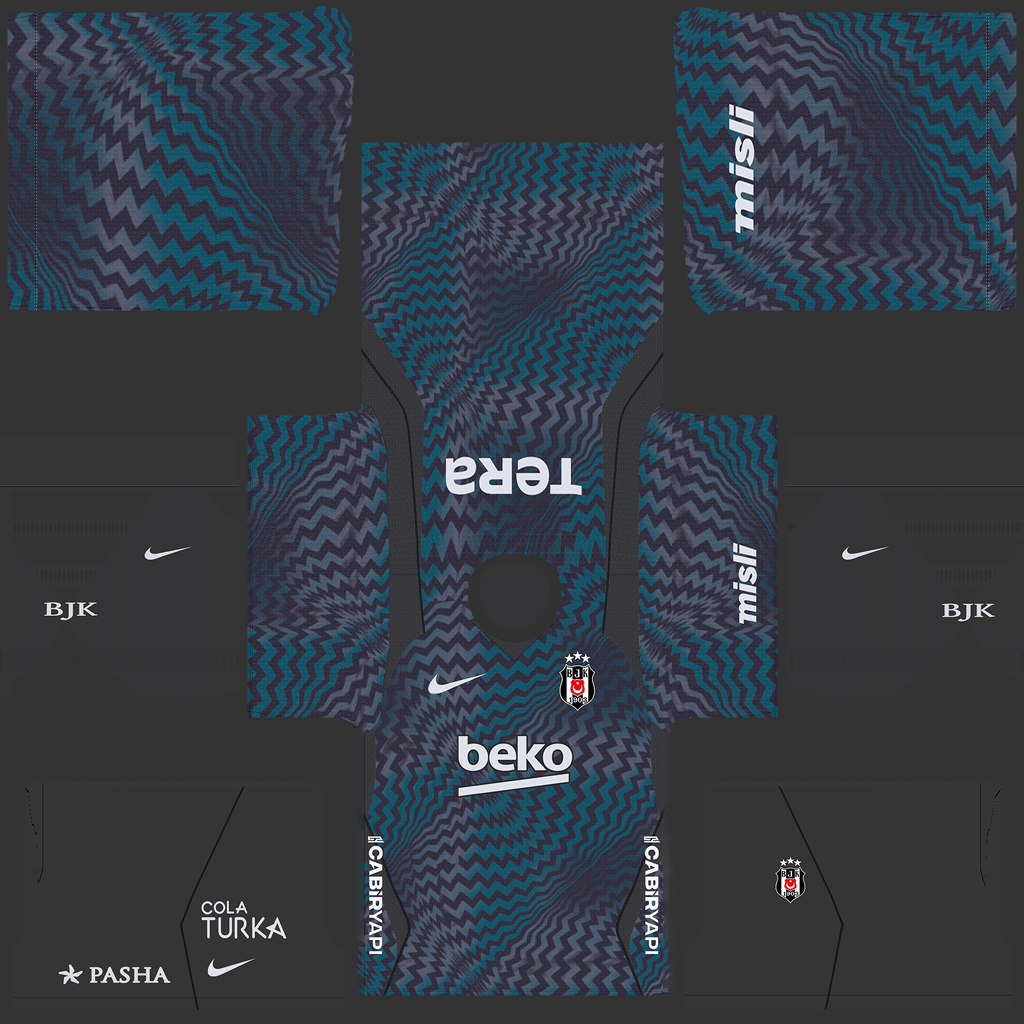 Equipación Tercera Portero del Besiktas