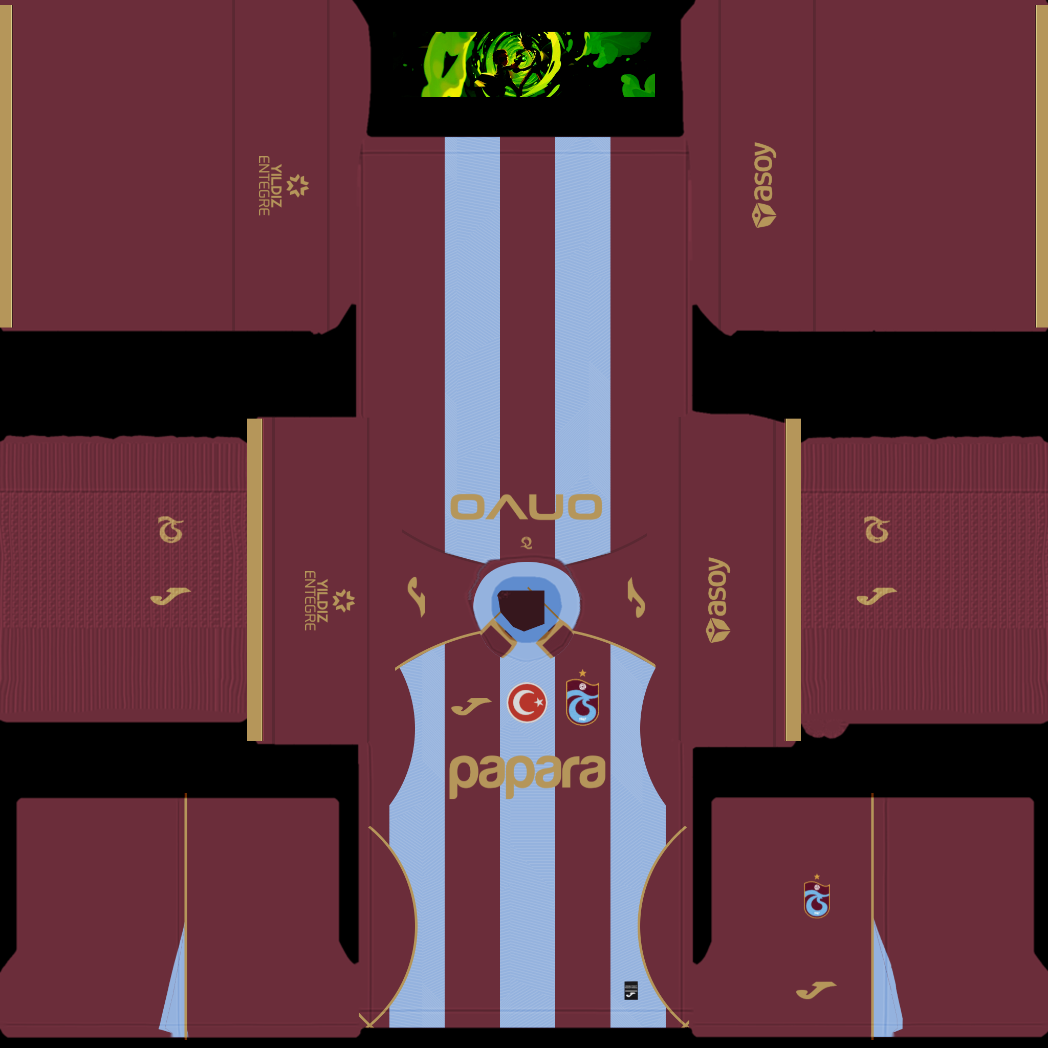 Trabzonspor İç Saha 3D forması