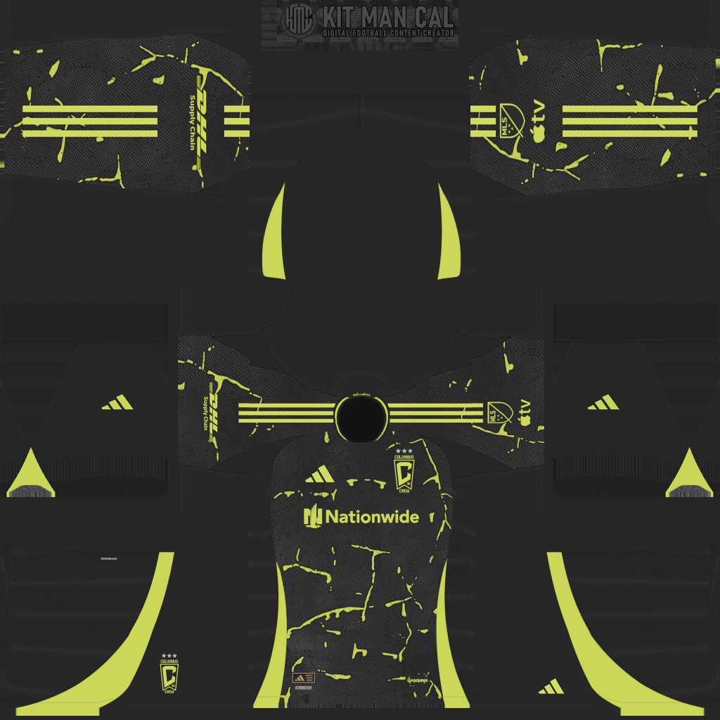 Columbus Crew Away 3D kit