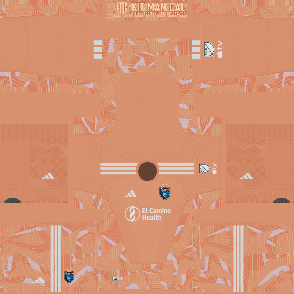 San Jose Earthquakes Away GK kit