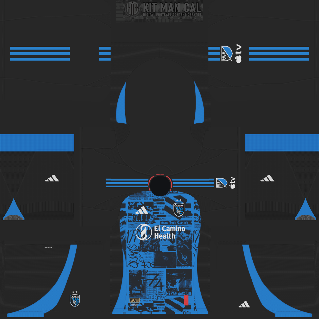 San Jose Earthquakes Home 3D kit