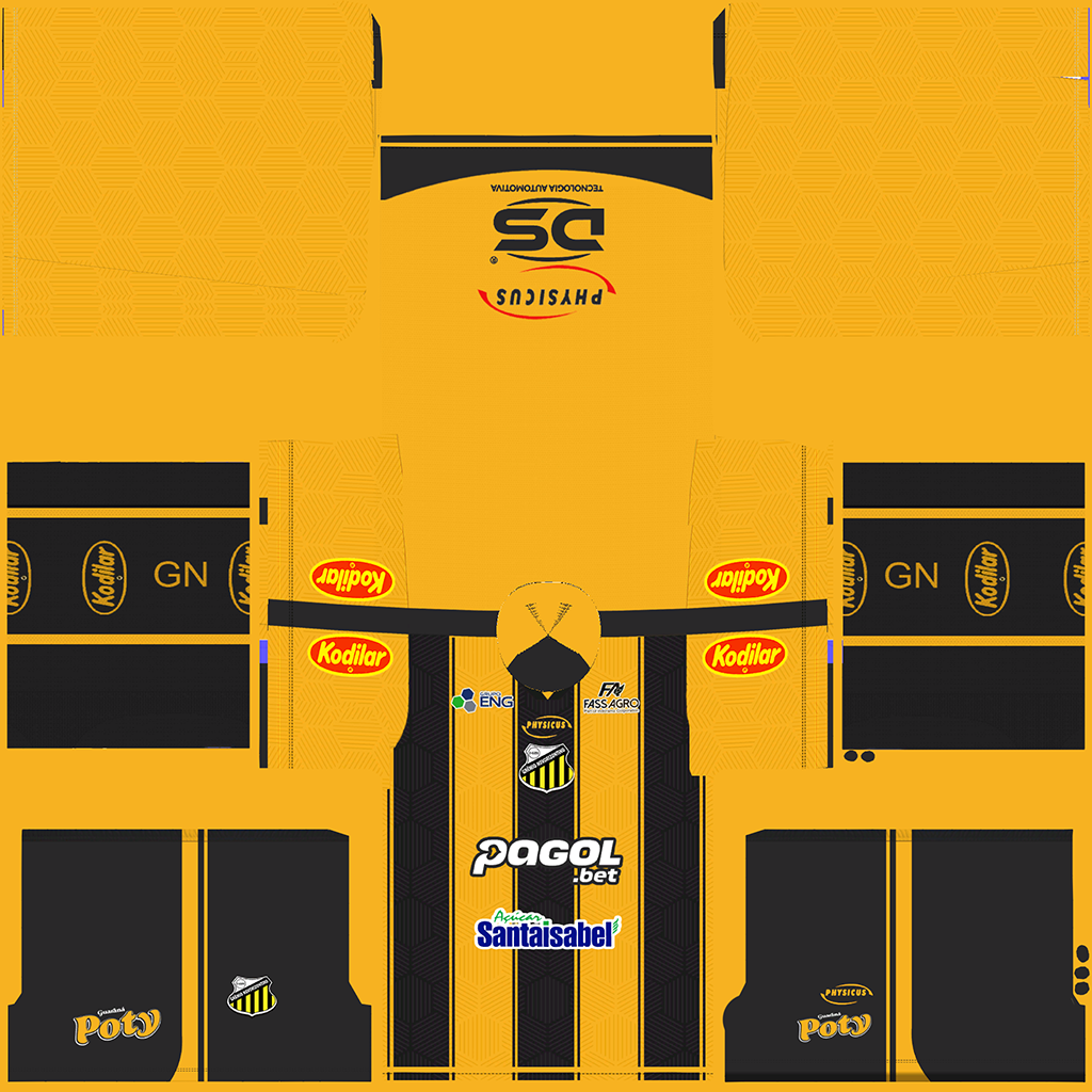 Uniforme Principal 3D do Grêmio Novorizontino