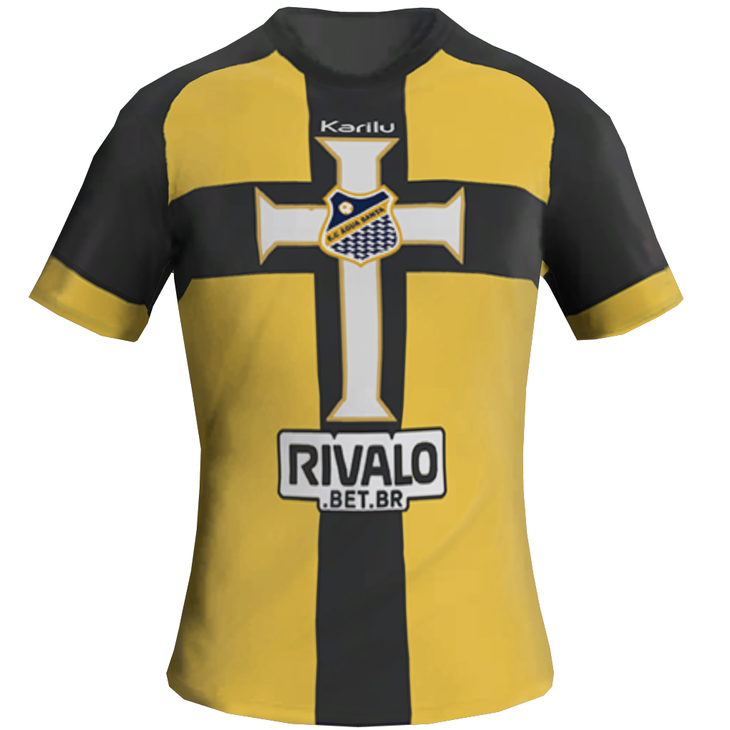 Uniforme Terceiro 2D do Água Santa