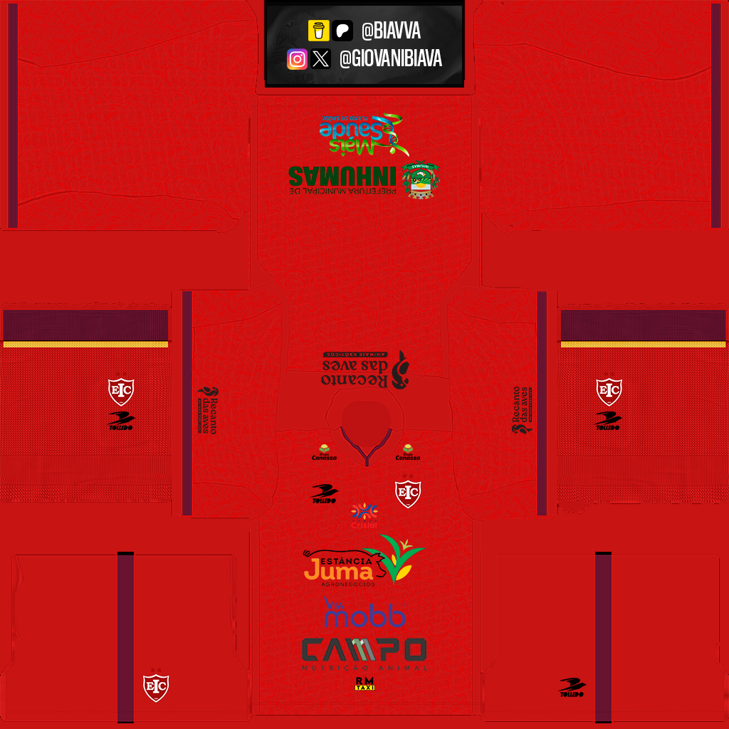 Equipación Visitante Portero del Inhumas