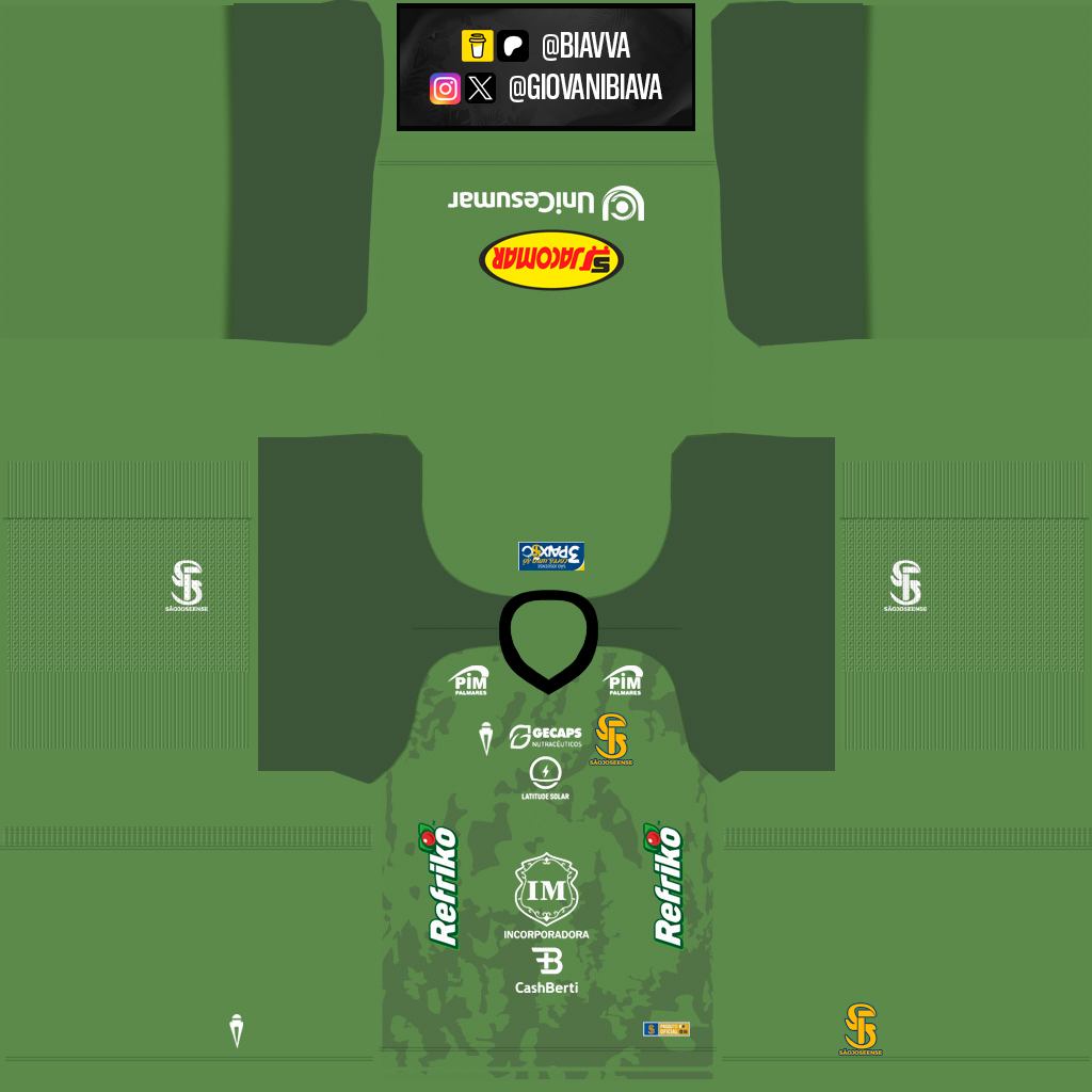 São Joseense Third GK kit