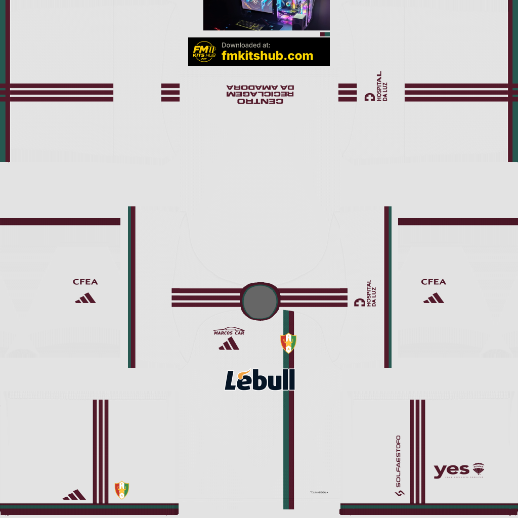 Estrela da Amadora SAD Away 3D kit