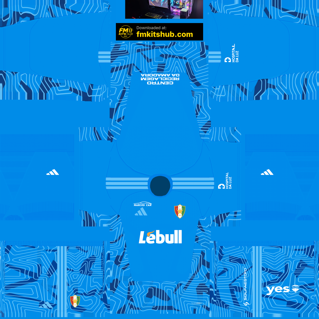 Estrela da Amadora SAD Third GK kit
