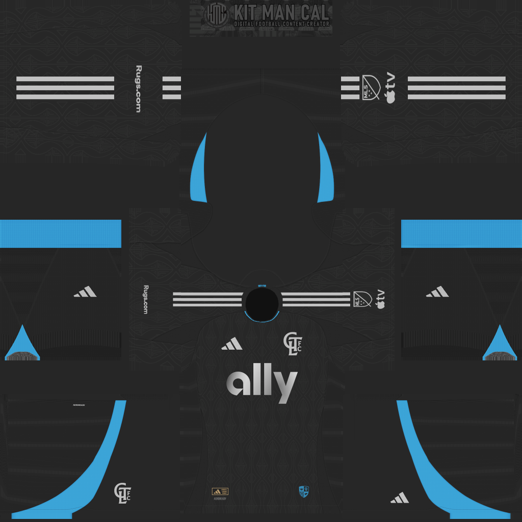 Charlotte FC Away 3D kit