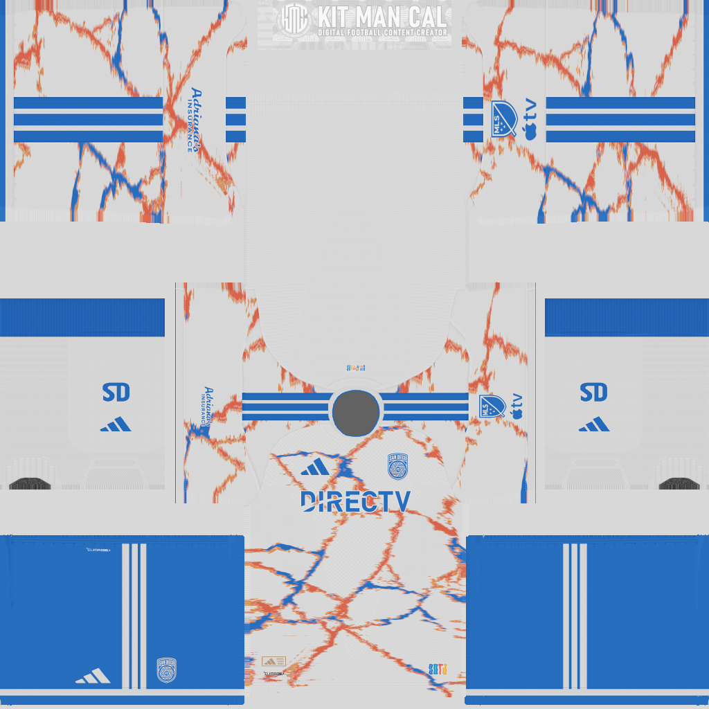 San Diego FC Away 3D kit