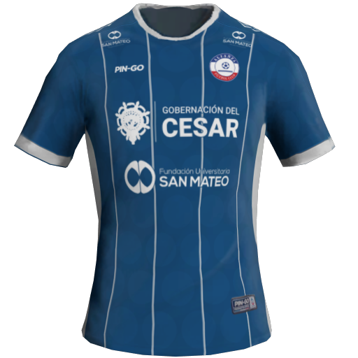 Alianza Valledupar F.C. İç Saha 2D forması