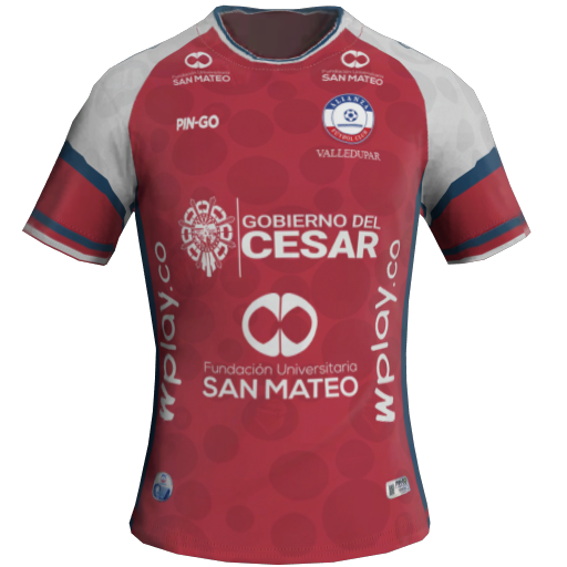 Alianza Valledupar F.C. Üçüncü 2D forması