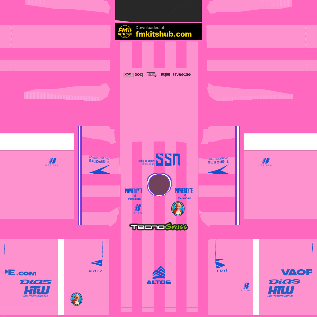 Juan Pablo II Away 3D kit