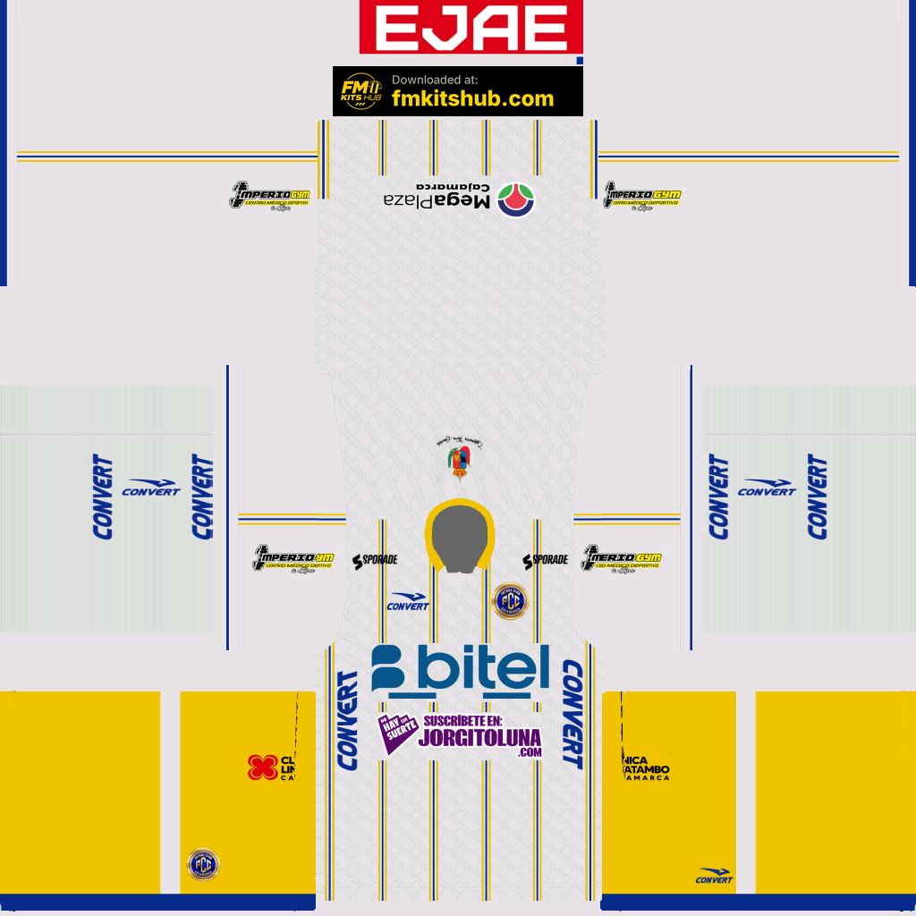 FC Cajamarca Away 3D kit