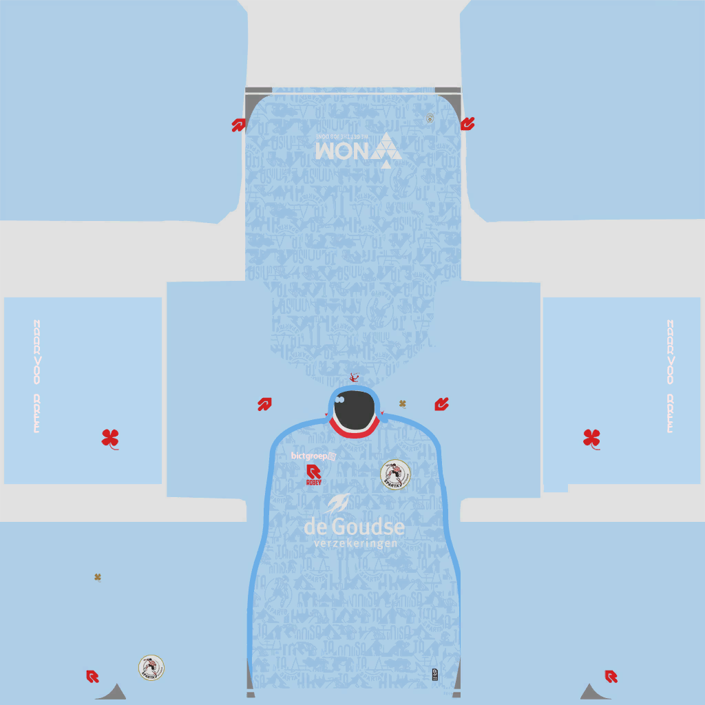 Sparta Rotterdam Away 3D kit