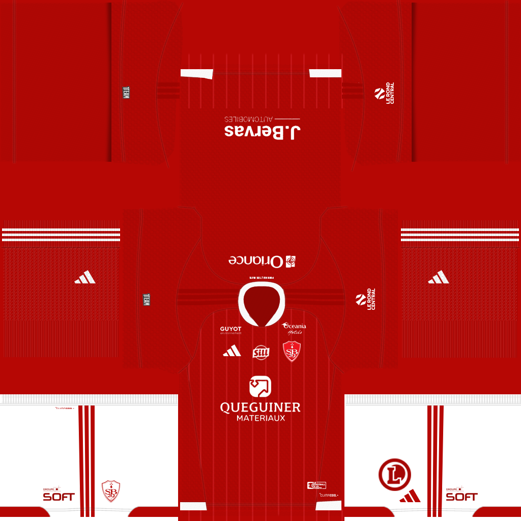 Equipación Local 3D del Brest