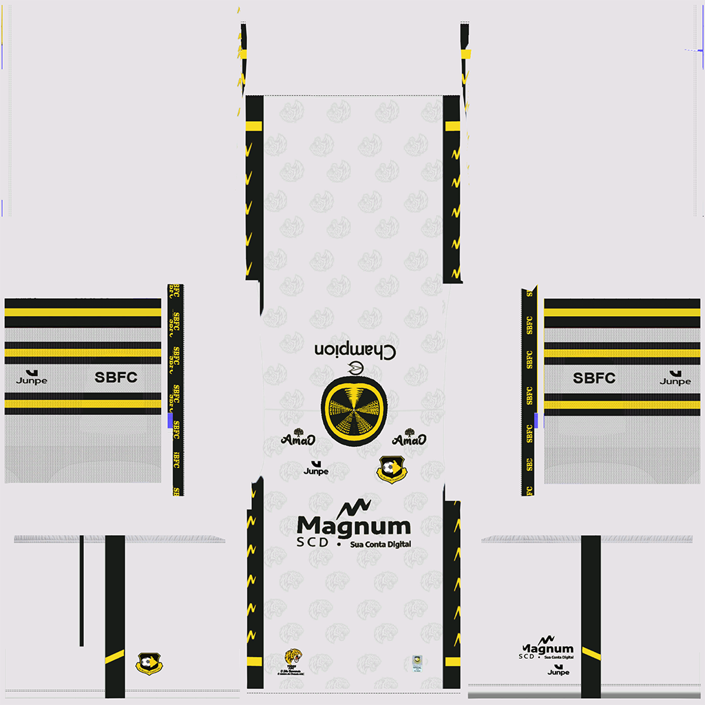 Uniforme Reserva 3D do São Bernardo