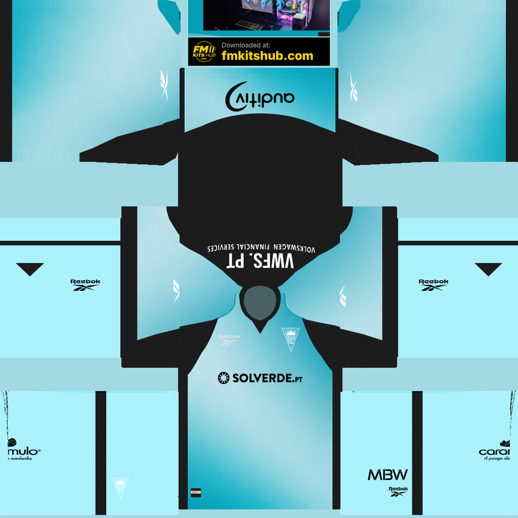 Estoril Praia Away 3D kit